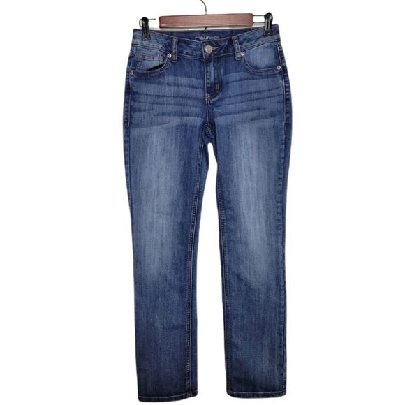 Maurices Faded Skinny Denim Blues Jeans Size 2 Short - Picture 1 of 7